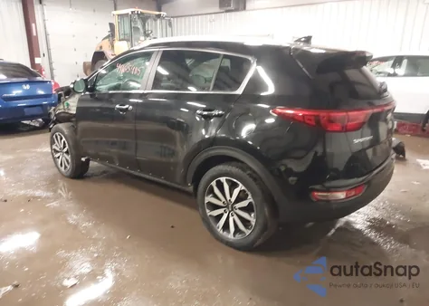 2017 Kia Sportage Ex из США, поврежденный, VIN KNDPNCAC3H7264536